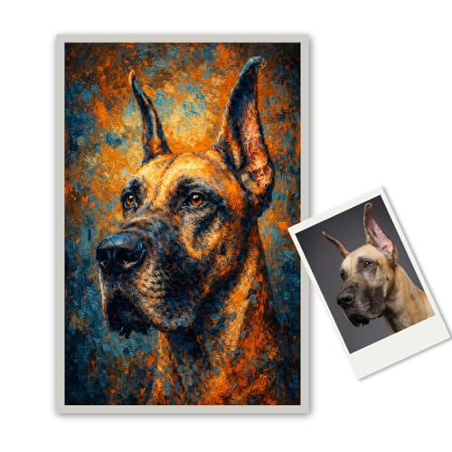 Poster personnalisé chien ou chat idée cadeau déco intérieure unique