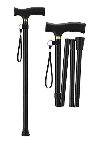 Walking Stick Folding Aluminium Cane Extendable Walking Cane Adjustable Mobility