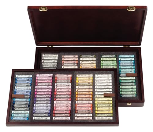 Rembrandt pastels entiers le coffret en bois idéal pour offrir