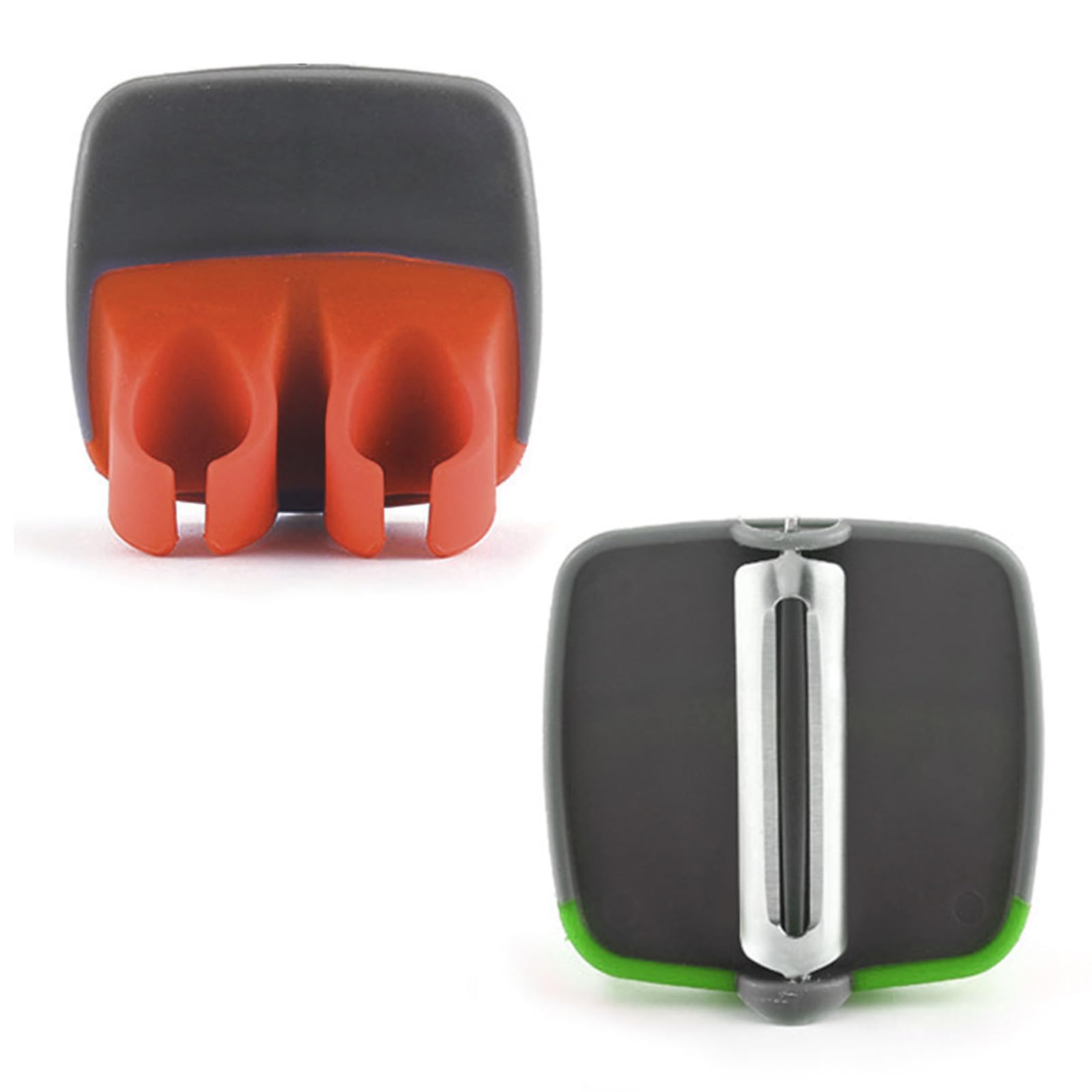 MALSSE 2 Pieces for Palm Peeler Finger Potato Peeler Kitchen Vegetable Hand Fruit for Pumpkin Carrot Cucumber Pot Fruit and Vegetable Peelers for Kitchen Stainless Steel