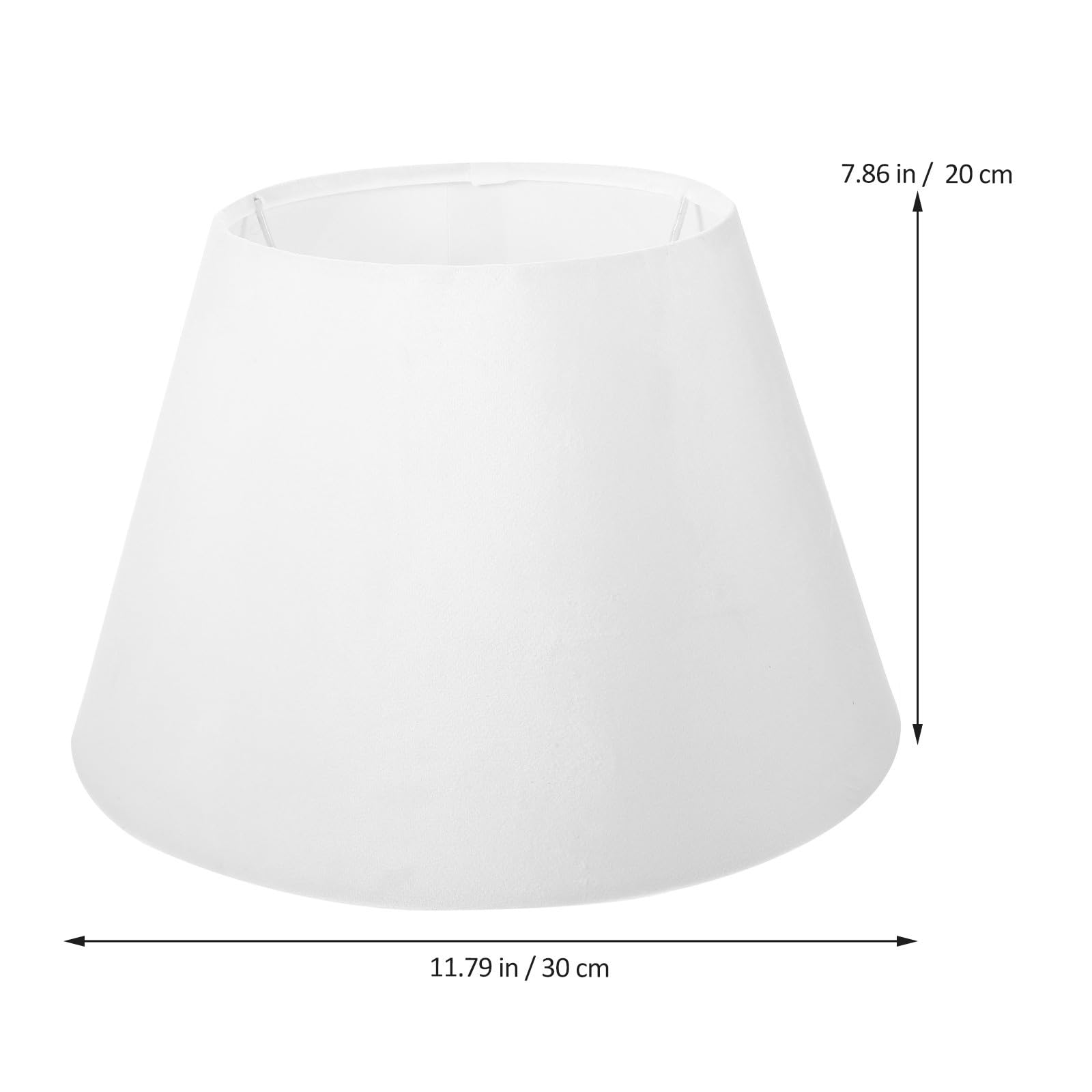 Pantalla de Lámpara para Escritorio y Salón Estilo Europeo, Material de Tela y Metal, Compatible E14 y E27, Resistente Acabado Delicado