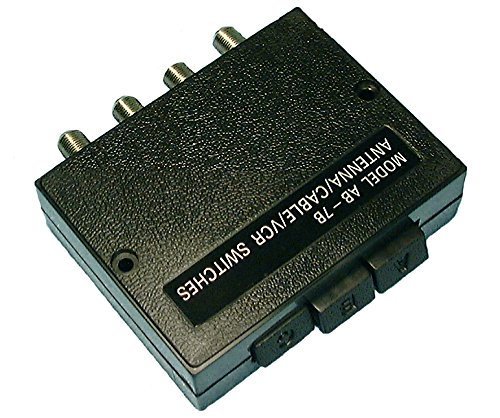 Philmore Deluxe High Isolation 3-Way Coaxial A/B Switch Fully Shielded with Zinc Die