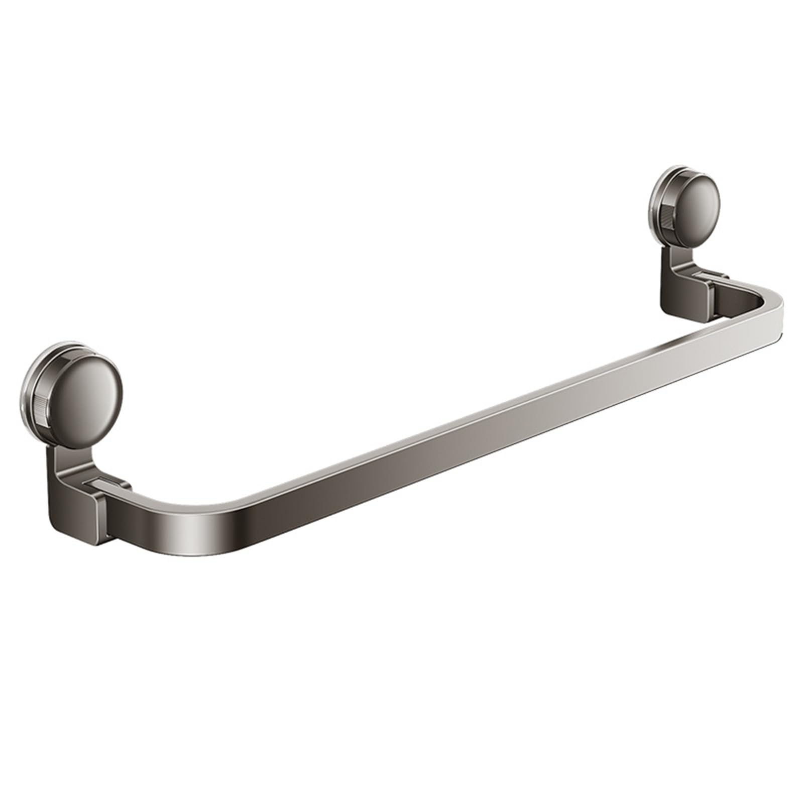 Porte-serviettes mural pliable gris 53 cm pour rangement de serviette de cuisine et salle de bain
