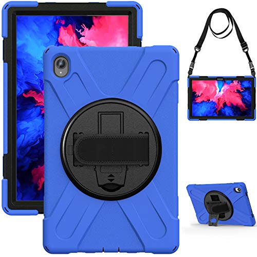 Lenovo Tab P11 Plus 11" TB-J616F 2022 �P�[�X �V�����_�[ ���|�� �V���R�� 360�x ��] �n���h �z���_�[ �X�^���h �X�g���b�v �Ռ��z�� �h�o ������� ��v ��� �Ў� �ϋv �����h�~ �S�� �L�b�Y �q�� �n�[�h