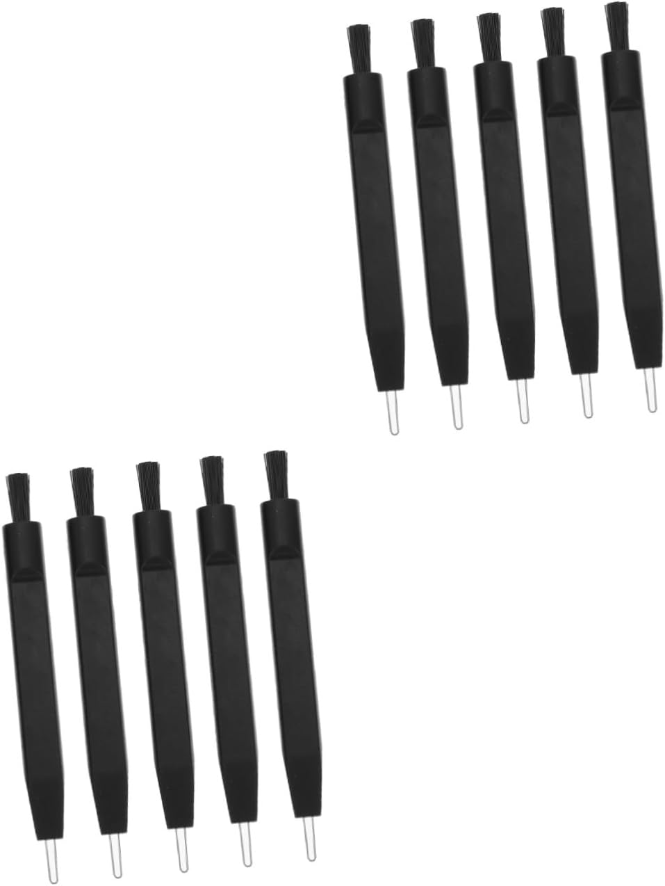minkissy 10pcs Hearing Aid Cleaning Brush Cleaning Tool for Hearing Amplifiers Small Hook Ear Wax Removal Tool