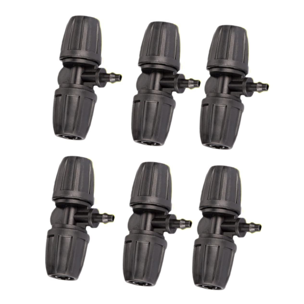 UPKOCH Connettore per Tubo Micro 8/11 a 4/7, 50 Pezzi Neri in Plastica
