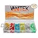 Vanitek 120-Pc Car Truck Boat Fuse Assortment Kit - 5, 7.5, 10, 15, 20, 25, 30 AMP – Mini Small ATM/APM Blade Fuses