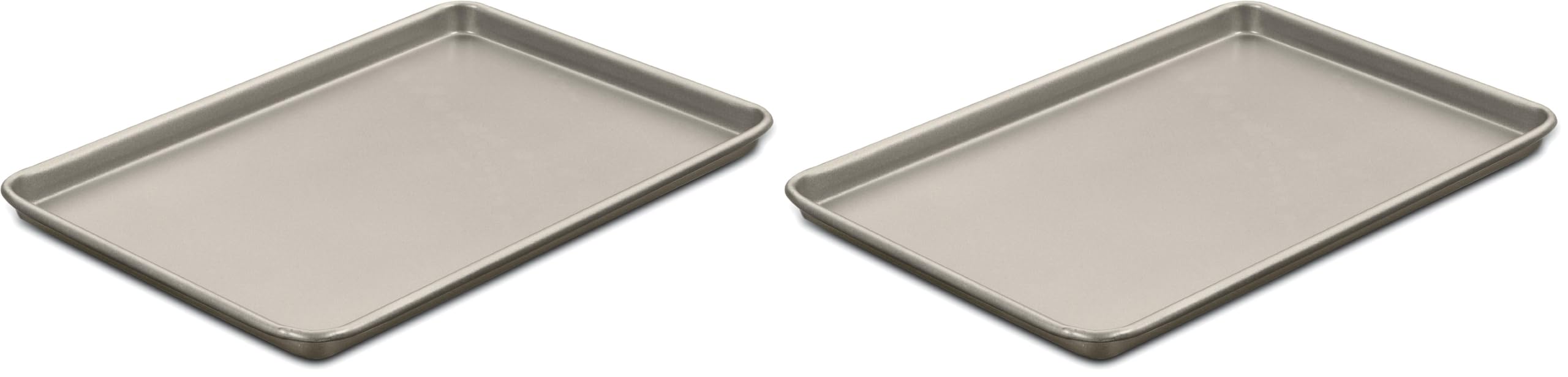 Cuisinart Chef's Classic Nonstick Bakeware 15-Inch Baking Sheet, Champagne (Pack of 2)