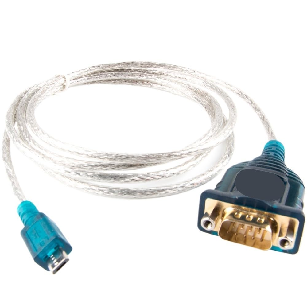 Cavo router di rete Mi*/cro USB a RS232 DB9 maschio console rollover router cavo (300 cm)