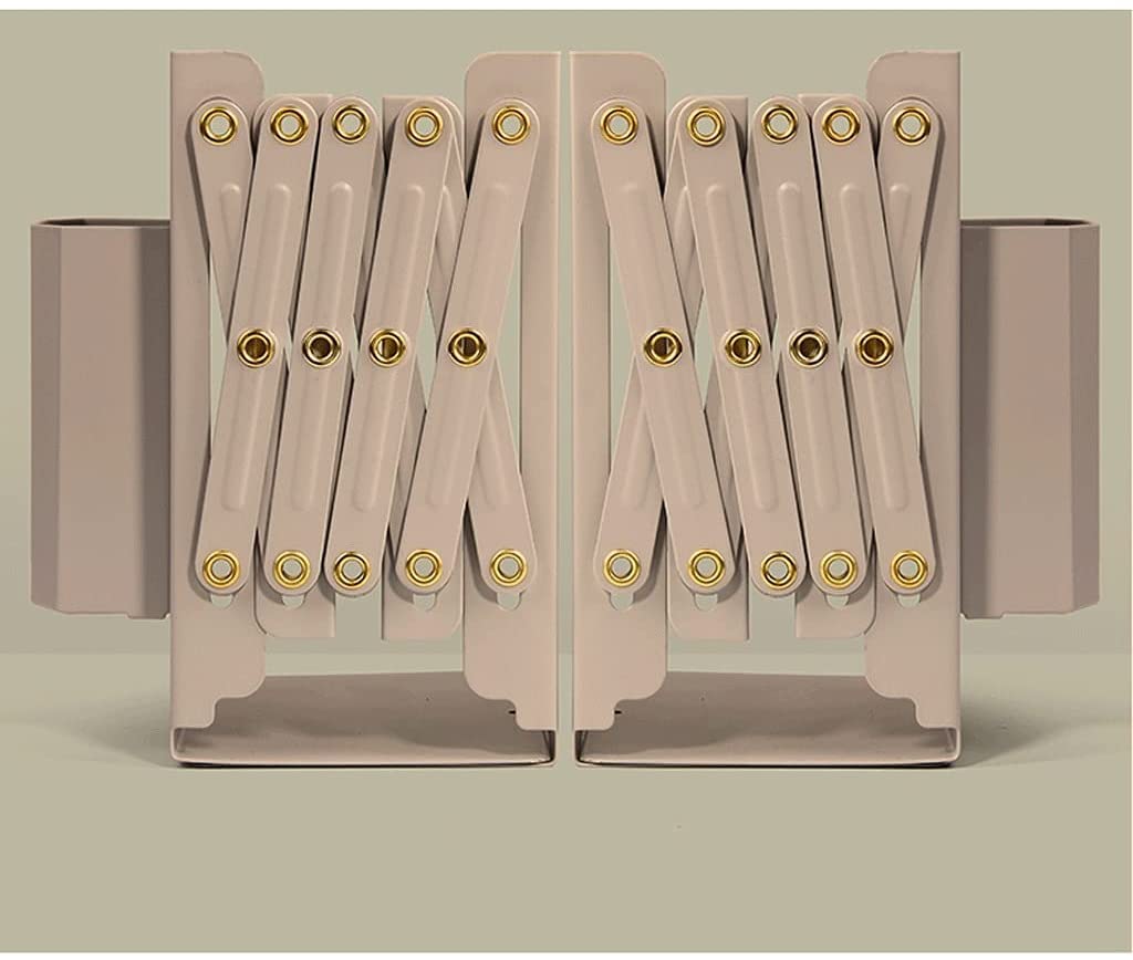 Podpórka Książek Bookends Proste Home Office Book Ends Szary Natural Style Bookend Metal Korek Praktyczny antypoślizgowy regulowany koniec książki Biurko Dekoracyjna