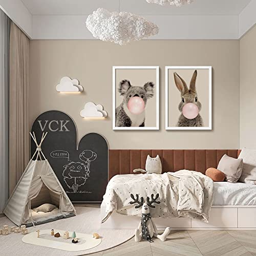 Image of VCK 20x28 Poster Frame Solid Wood White 3 Pack Picture Frames 20 x 28 Inches with Wall Mounting Hanging