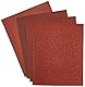 wolfcraft Schleifpapierbögen-Set 230 x 280 mm, 16-tlg.I 3141000 I für Holz, Metall, Lack, Kunststoff I Schleifbögen für Schwing- und Handschleifer