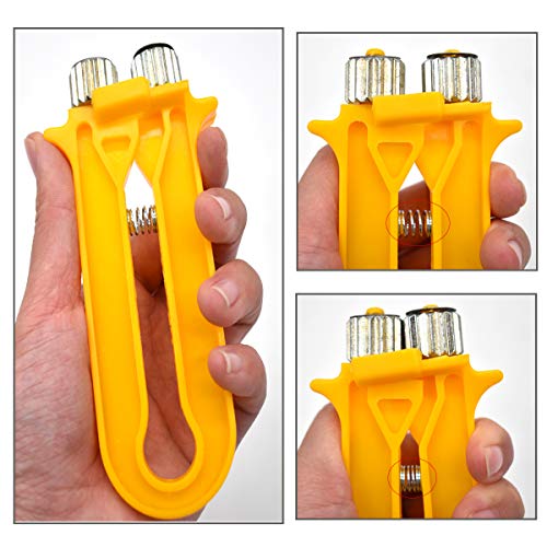 Xiuyer 3 Stück Bienenzucht Drahtspanner Kabelspanner Crimper Crimpzange Hive Rahmenwerkzeug mit Metallräder und… – Bild 6