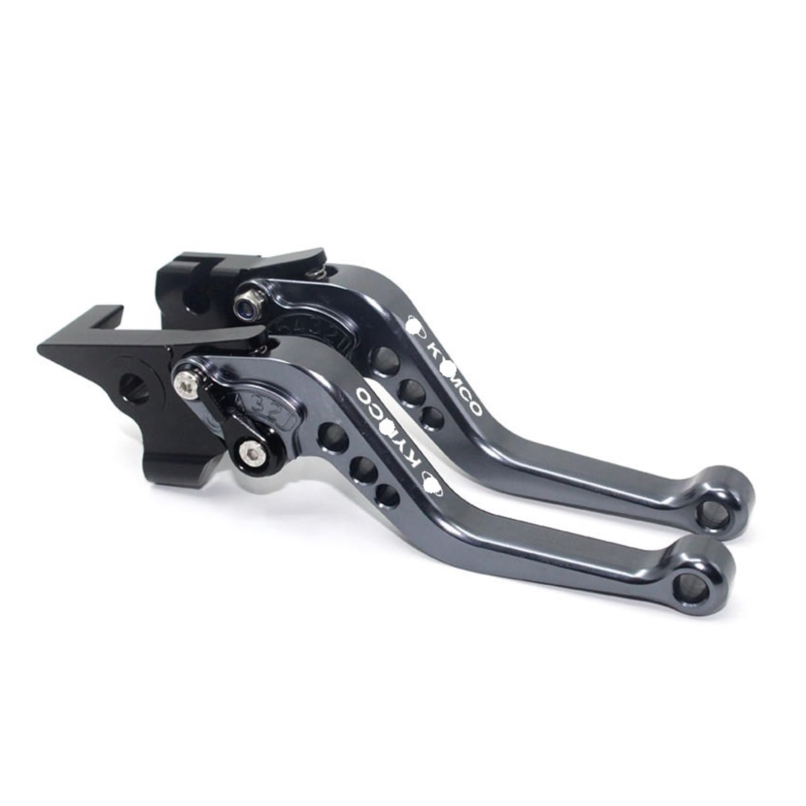 Ktebnwosd Titanium For Kymco Xciting 250 Ck250t 300 Ck300t Abs 400 500Ri S400 K-Xct 300 Motorcycle Brake Clutch Levers Handle Bar Handbrak Brake Clutchs Levers