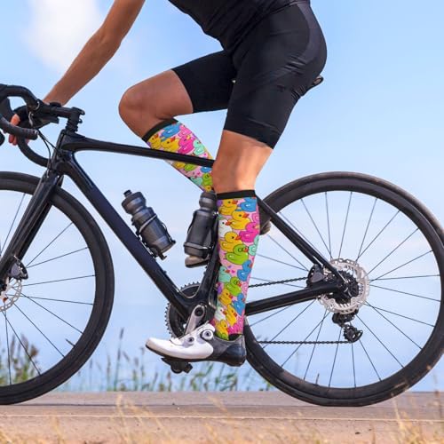 Bshuey Colorful Duck Compression Socks Circulation 15-20 Mmhg Knee High by Bshuey - Used condition - Image 3