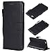 Produktbild XCYYOO Hülle Kompatibel mit iPhone 6/iPhone 6S, Handyhülle iPhone 6/iPhone 6S Tasche Leder Flip Case PU Leder Hülle Brieftasche Etui Schutzhülle für iPhone 6/iPhone 6SSchwarz