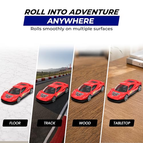 Image of Mirana Metal Car Craze for Kids | Set of 5 Diecast Metal Alloy Vehicles | 1:64 Scale Mini Racing Collection | Gift for Boys & Girls 18+ Months (Pack of 5)