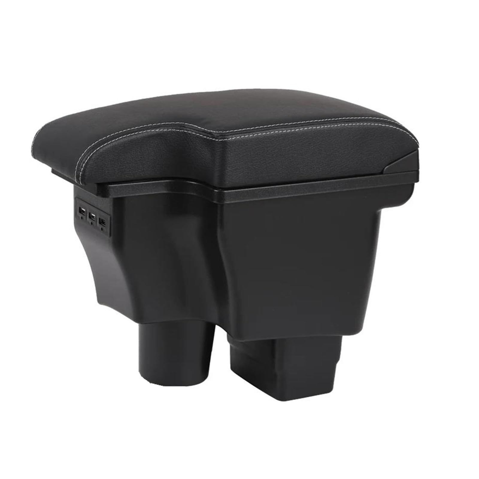 Accoudoirs de Voiture compatibles avec Mazda CX-3 (2010-2018) : boîte de Rangement rétractable pour accoudoir Central, Organisateur d'accoudoir, Repose-Poignets et Port USB.