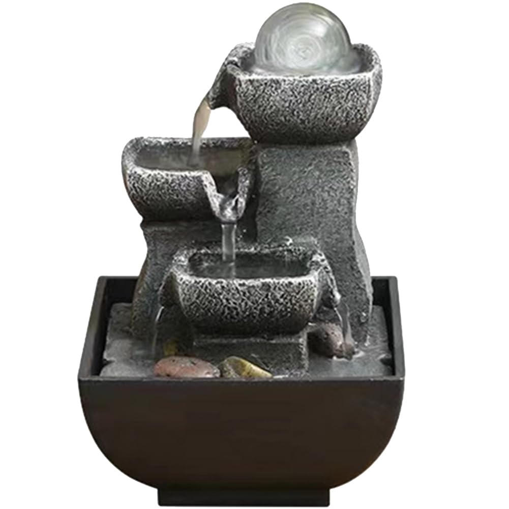 Amazon.co.jp: 卓上 噴水 滝のオブジェ テーブルトップファウンテン