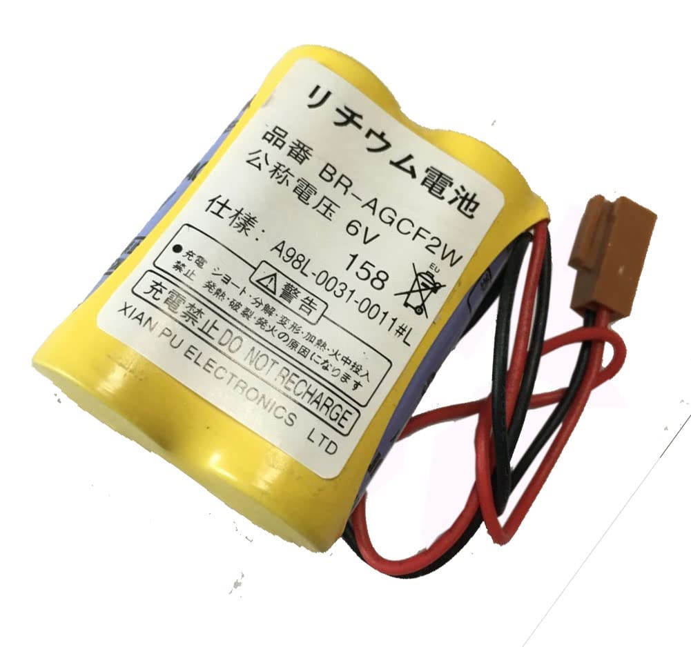Amazon | 互換用の バッテリー FANUC BR-AGCF2W 6V 互換用の