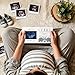 EdenseeLake Sonogram Picture Frame with Countdown Weeks, 3x4 Ultrasound Picture Frames for Expecting Parents, Pregnancy Announcement Gender Reveal Party Gift