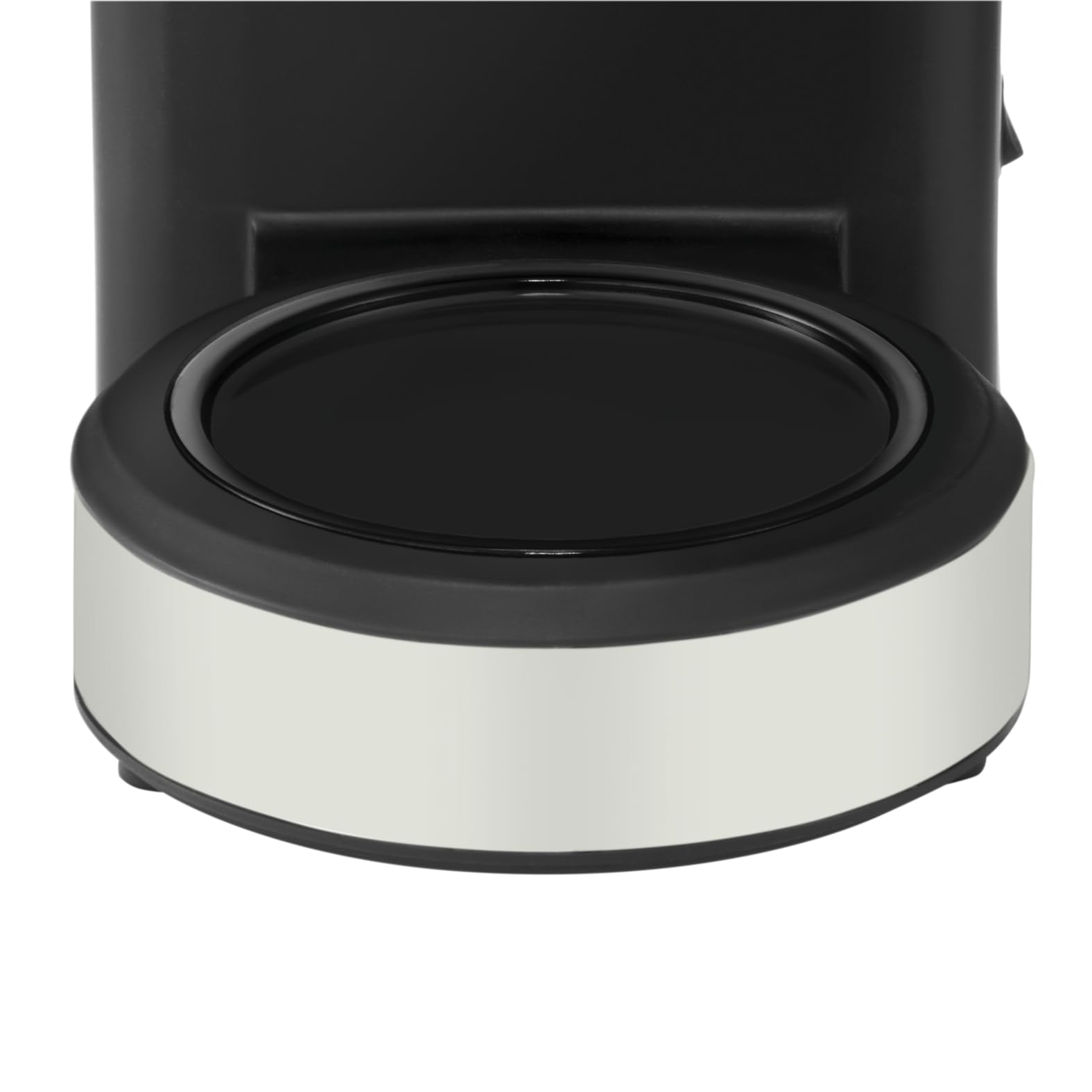 Machine à café filtre WMF Stelio Aroma en acier inoxydable blanc mat - Machine à café avec verseuse en verre pour 10 tasses, anti-goutte, plaque chauffante et arrêt automatique, 1000 W, facile à nett