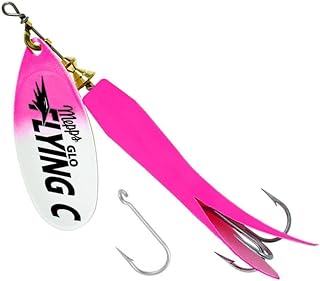 Mepps Glo Series-Flying C, hot Pink-glo Pink, one Size (FC58TP HP-GP)
