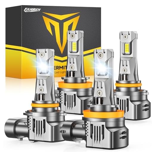 FAHREN H11 9005 4‑Pack LEDs