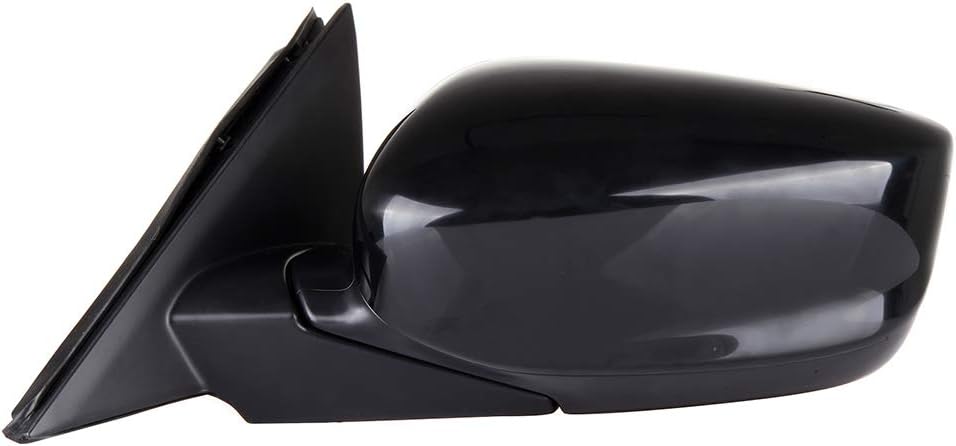 Driver Side View Mirror Fit 2008-2012 For Honda Accord Sedan, Door Mirror Power Operated Manual Fold Non-heated Black HO1320230