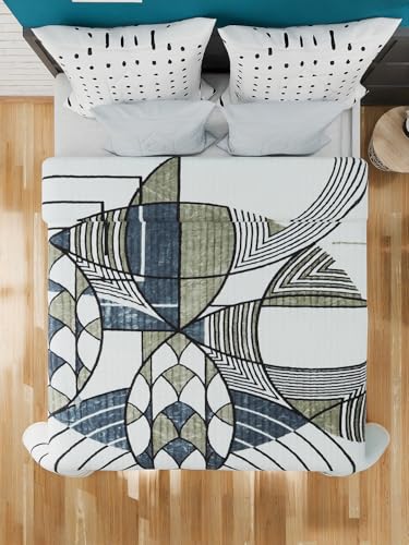 Image of Signature Aadhira Luxuriously Super Soft Double Ply Faux Mink Blanket - Heavyweight 4.5kg for Ultimate Winter Warmth 220x240CM 4.5Kg (Zen Pattern)