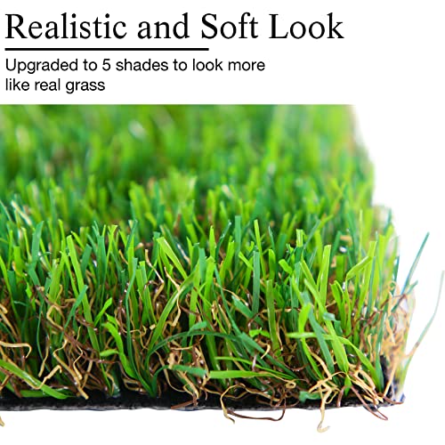 Globreen Artificial Grass Squares Placemats Decorations For Party, Wedding, Birthday, 12" X 12", 4 Pack #TOP2