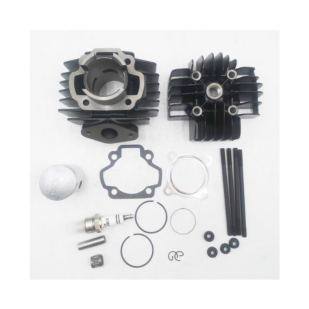 Kit Guarnizione Testa pistone Cilindro Adatto for PW50 PW50 QT50 60CC Kit ALESAGGIO Grande Cilindro PISTONE Guarnizione Testa