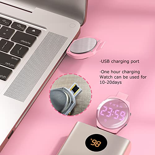 Image of Kids Watches for Girls Boys Digital Sport Watch with Step Counter Pedometer Vibration Alarm Clock, No App Waterproof Fitness Tracker Kids Watch Boys Girls Teens Students Ages 5-16