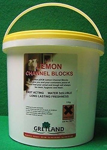 Lemon Channel Blocks 3Kg Size 3 kg Tub Size 3 kg Tub Janitorial