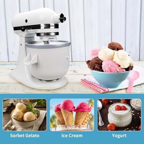 Ice Cream Maker Parts for KitchenAid, Ice Cream Drive Attachment, Fits KitchenAid Maker