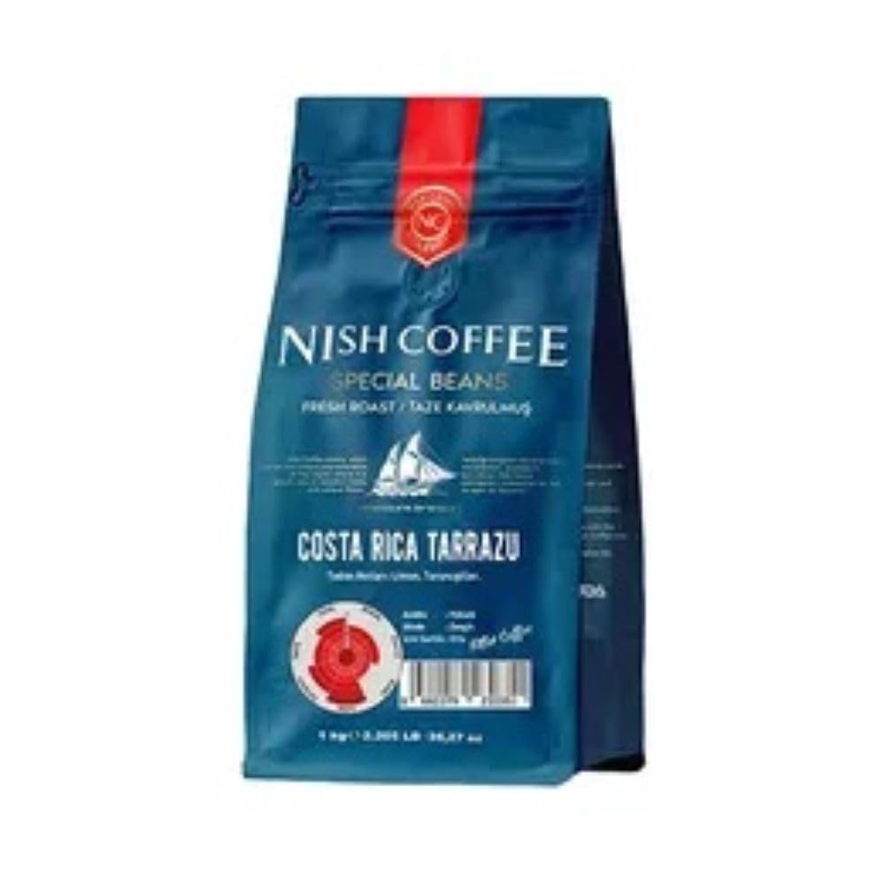 Nish Kahve Filtre Kahve Costa Rica Tarrazu 1 Kg-Öğütülmüş