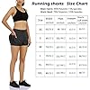 Pantaloncini da Corsa Donna,Pantaloncini Sportivi Estivi 2 in 1 Shorts Donna Sportivi a Vita Alta Pantaloni Corti Donna per Corsa Yoga Fitness con Tasche con Cerniera Interna Nero L #4