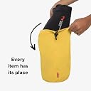 Adventure Worx Stuff Sacks (Pack of 3) | Polyester Multi-Purpose Drawstring Backpacks for Hiking, Travel & Gym | Available in Blue, Yellow and Cream gallery image
