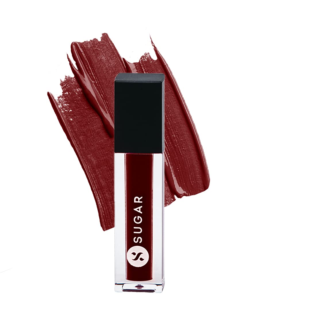 SUGAR Cosmetics – Smudge Me Not – Mini Liquid Lipstick – 01 Brazen Raisin – 1.1 ml – Ultra Matte, Transferproof and Waterproof, Lasts Up to 12 hours