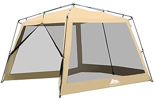 Teabelle Pop Up Screen Canopy: 10FT Sun and Mosquito Protection for Outdoor Relaxation