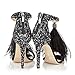 Hinyyrin Women's High Heels Sandals Pointed Open Toe Strappy Stiletto Heels Wedding Bridal Party Prom Sexy Dress Shoes for Women