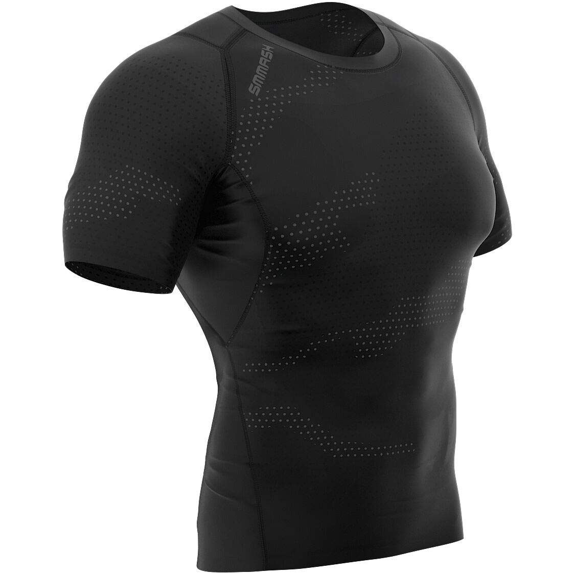 SMMASH Cross20 Camisetas Compresión Deporte de Manga Corta para Hombre, Gimnasio, Formación, Crossfit, Material Transpirable y Antibacteriano