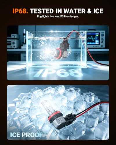 Image of SEALIGHT H11 /H8 /H16 LED Fog Light Bulbs, 12000LM 6500K -2 Pack, for Toyota