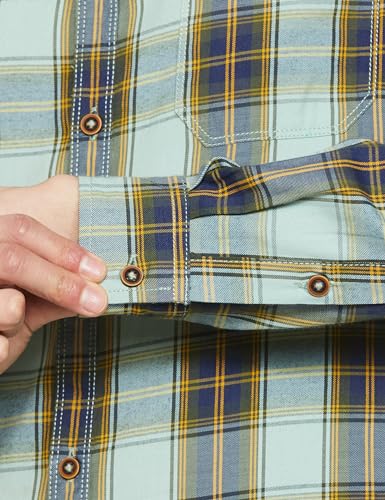 Image of The Indian Garage Co Men Regular Fit Checkered Full Sleeves Cutaway Collar Casual Shirt