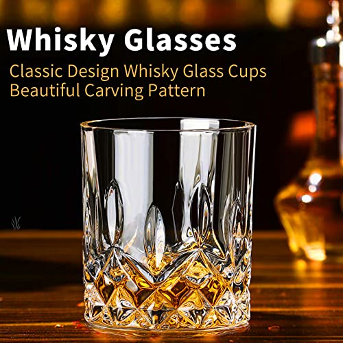 Miniatura 2 de Suprobarware Juego De 6 Vasos De Whisky Vintage De 300 Ml, Vasos De Clear Para Beber Whisky Bourbon, Brandy, Ron, Cóctel, Hogar, Bar, Fiesta