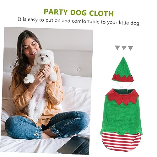 Disfraz de Navidad para Perro XL Verde BESPORTBLE miniatura 7