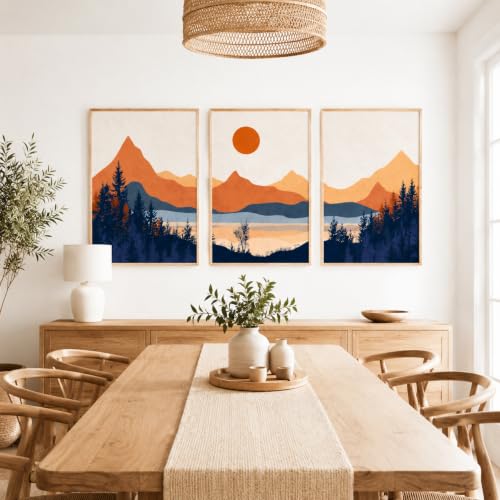 Image of Artsense Modern Landscape Wall Art for Living Room, Bedroom & Office Decor | Premium Artwork Print | Contemporary Nature Inspired Design | Ready to Display Home Decoration (A, 12X18 INCHES)