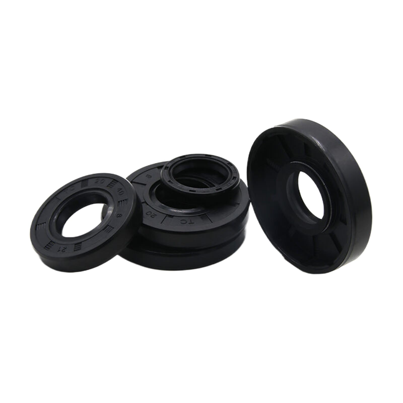 Paraolio In Nitrile 20x40x7mm - Doppio Labbro Con Molla Per Alberi E Cuscinetti | Set Di 2 Pezzi - Foto 2