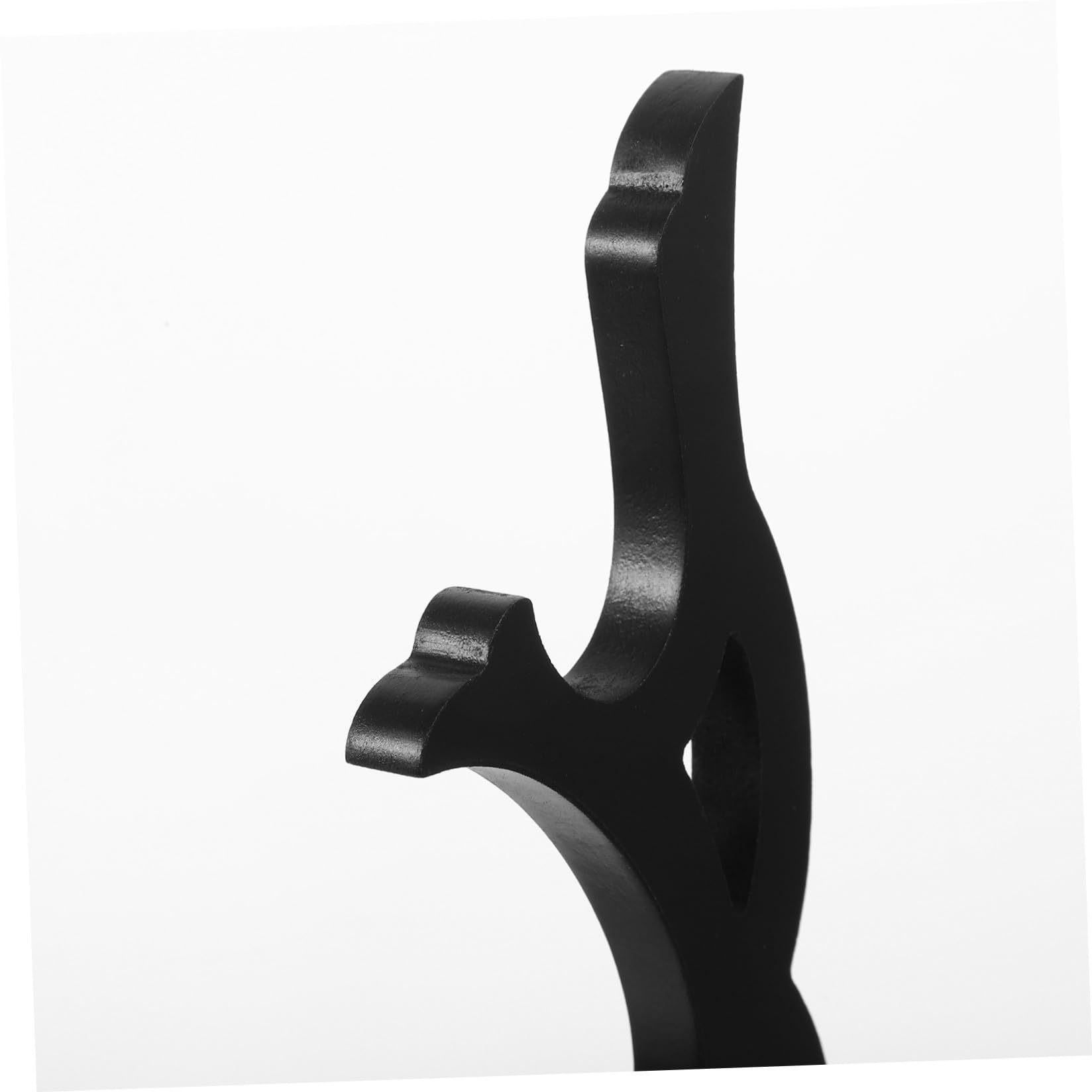 ifundom Estante de Madera Negro para Espadas Diseño Hueco de Dragón, Soporte Decorativo para Espadas, Ahorro de Espacio para Obsequio de Cumpleaños o Decoración Hogar