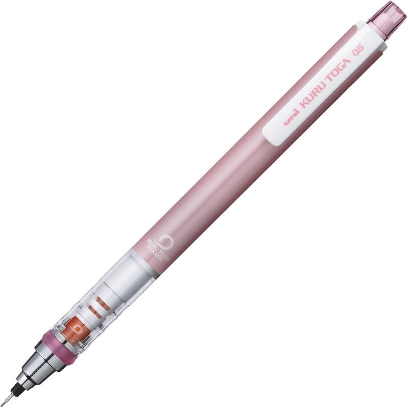 uni Kurutoga Portaminas Estándar, 0,5 mm, Rosa Bebé (M54501P.68)